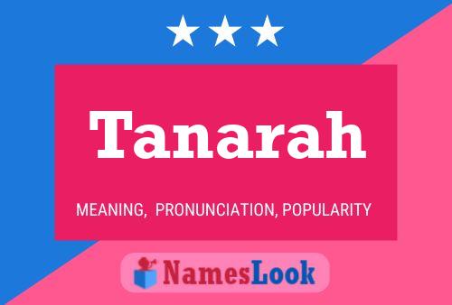 Póster del nombre Tanarah