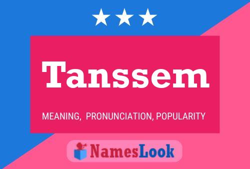 Póster del nombre Tanssem