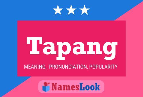 Póster del nombre Tapang