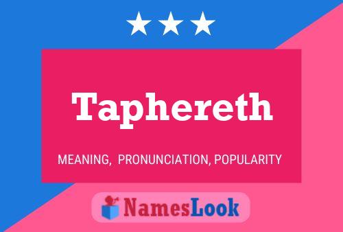 Póster del nombre Taphereth