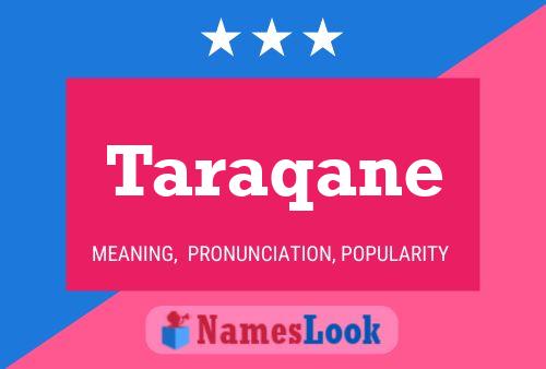 Póster del nombre Taraqane