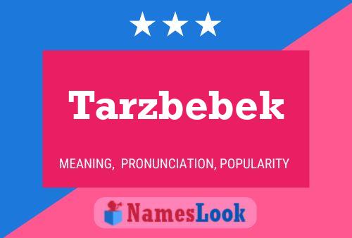 Póster del nombre Tarzbebek