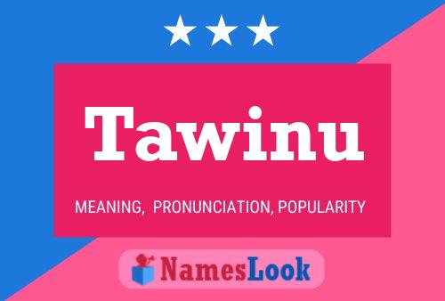 Póster del nombre Tawinu