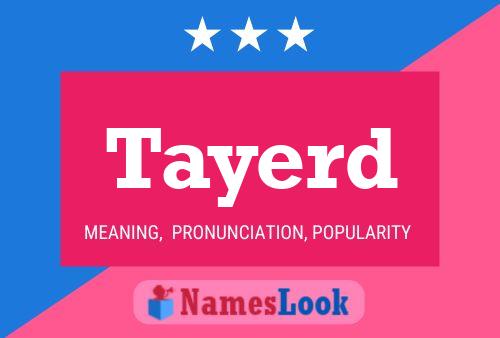 Póster del nombre Tayerd