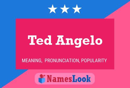 Póster del nombre Ted Angelo