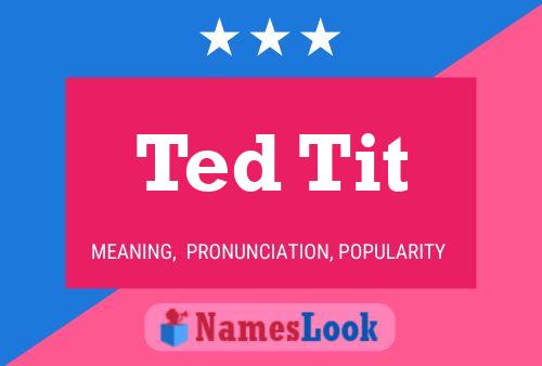 Póster del nombre Ted Tit