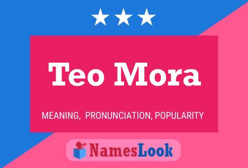 Póster del nombre Teo Mora