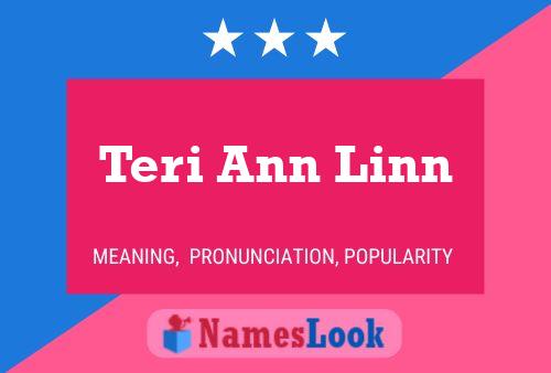 Póster del nombre Teri Ann Linn