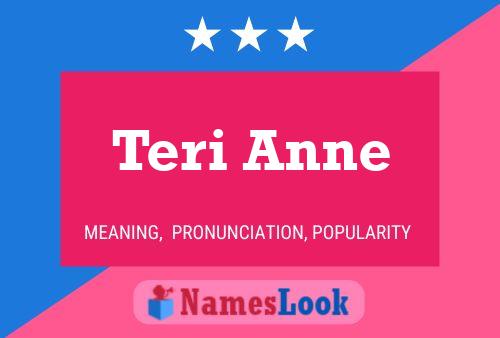 Póster del nombre Teri Anne