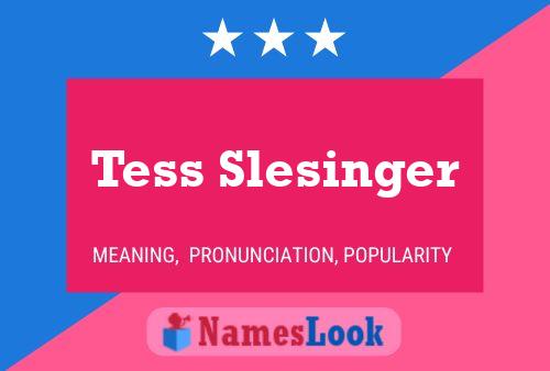 Póster del nombre Tess Slesinger