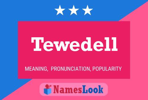 Póster del nombre Tewedell