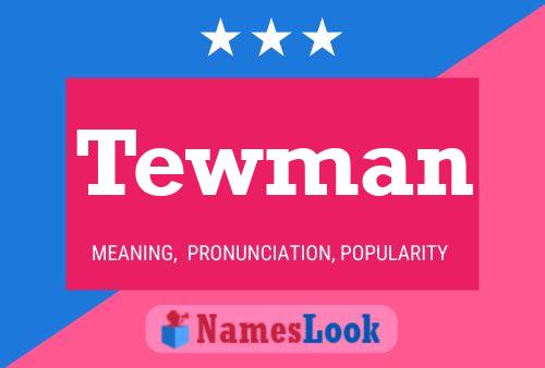 Póster del nombre Tewman