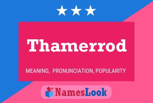 Póster del nombre Thamerrod