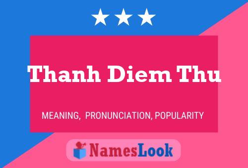 Póster del nombre Thanh Diem Thu