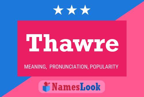 Póster del nombre Thawre