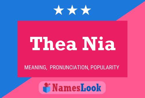 Póster del nombre Thea Nia