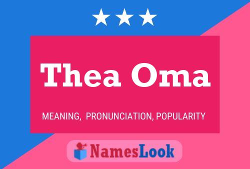 Póster del nombre Thea Oma