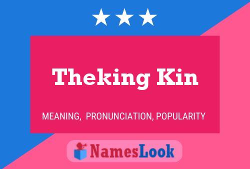 Póster del nombre Theking Kin