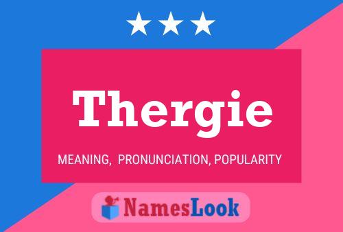 Póster del nombre Thergie