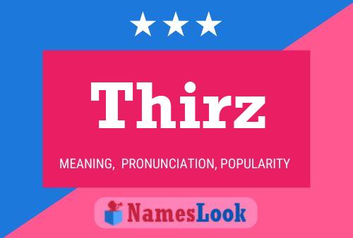 Póster del nombre Thirz