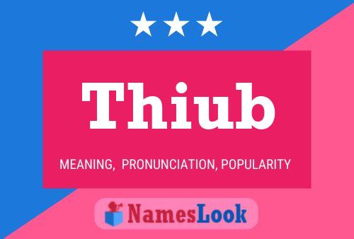 Póster del nombre Thiub