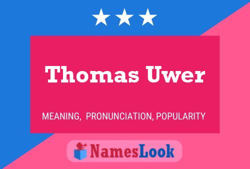 Póster del nombre Thomas Uwer