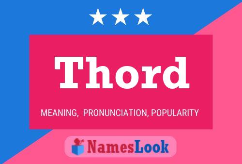 Póster del nombre Thord