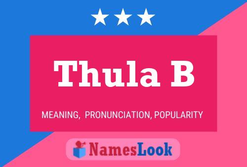 Póster del nombre Thula B