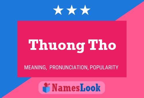 Póster del nombre Thuong Tho