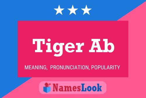 Póster del nombre Tiger Ab