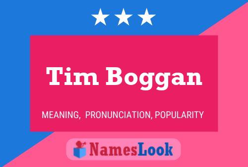 Póster del nombre Tim Boggan