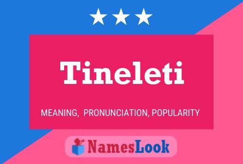 Póster del nombre Tineleti