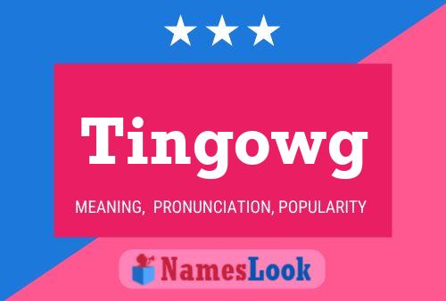 Póster del nombre Tingowg