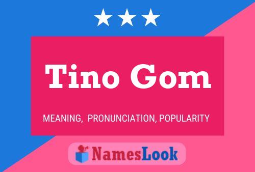 Póster del nombre Tino Gom