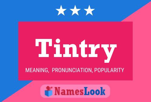 Póster del nombre Tintry