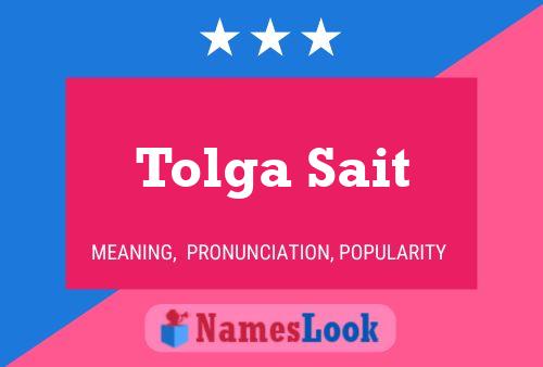 Póster del nombre Tolga Sait