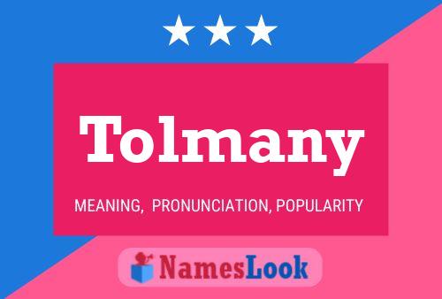 Póster del nombre Tolmany