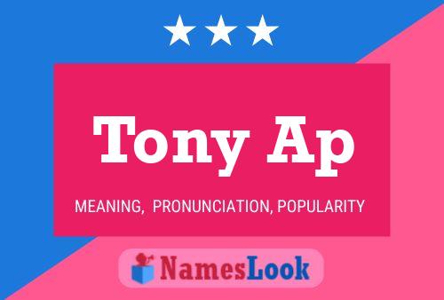 Póster del nombre Tony Ap