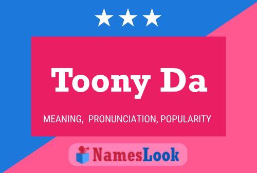 Póster del nombre Toony Da