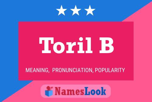 Póster del nombre Toril B