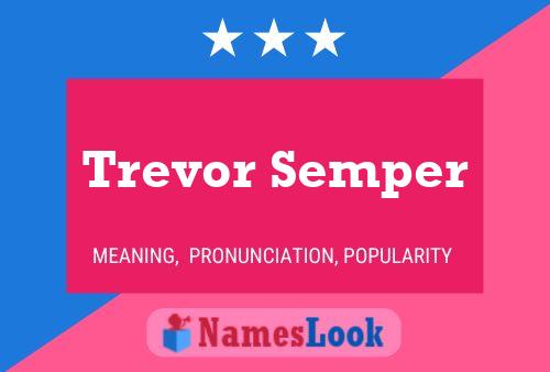 Póster del nombre Trevor Semper