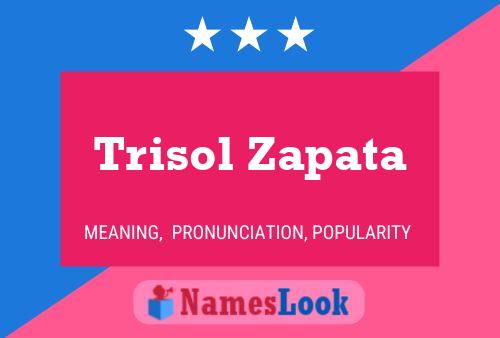 Póster del nombre Trisol Zapata