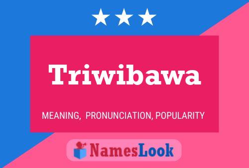 Póster del nombre Triwibawa