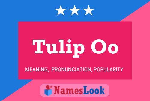 Póster del nombre Tulip Oo