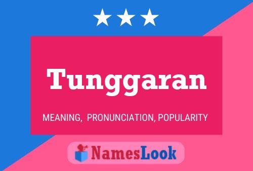 Póster del nombre Tunggaran