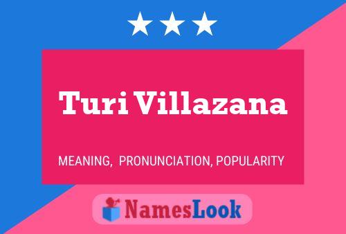 Póster del nombre Turi Villazana