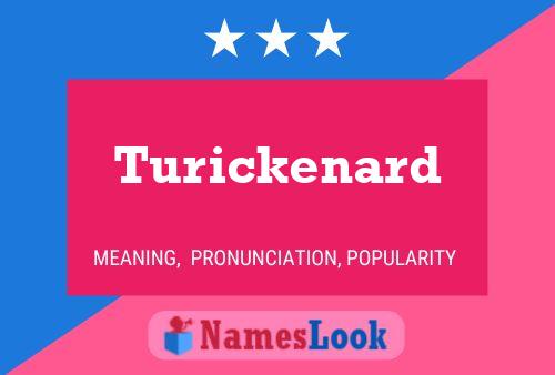 Póster del nombre Turickenard