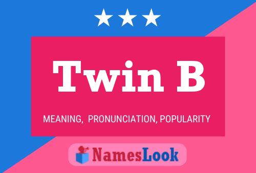 Póster del nombre Twin B