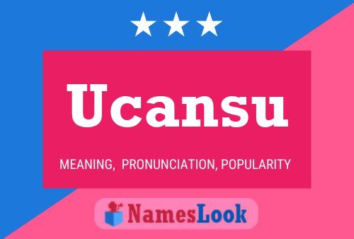 Póster del nombre Ucansu