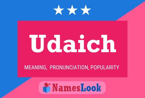 Póster del nombre Udaich